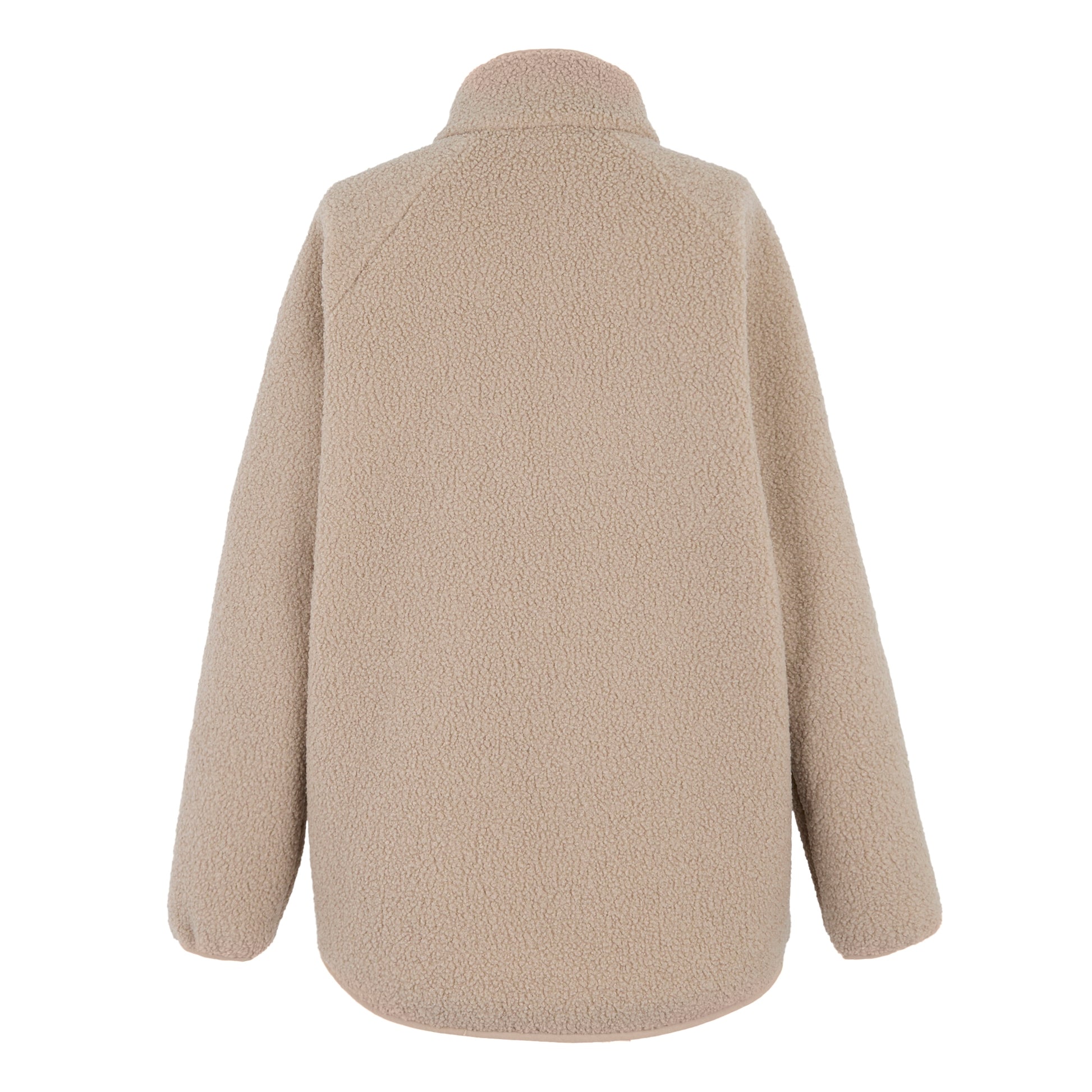 Soft Taupe - Back - Regatta Womens-Ladies Frankie Borg Full Zip Fleece Jacket