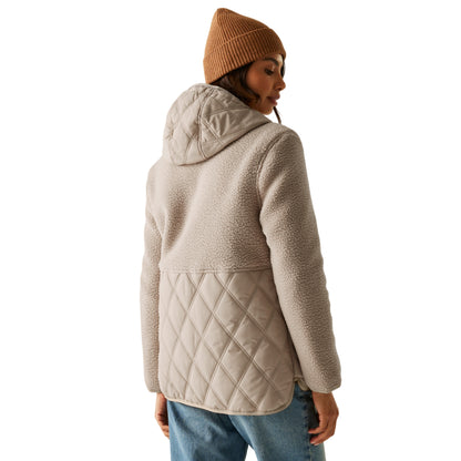 Soft Taupe - Pack Shot - Regatta Womens-Ladies Mikayla Quilted Jacket