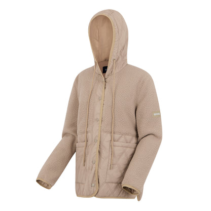 Soft Taupe - Side - Regatta Womens-Ladies Mikayla Quilted Jacket