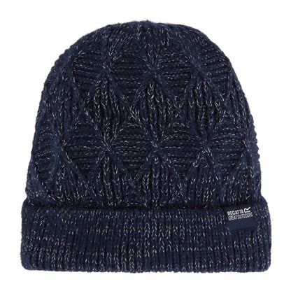 Navy - Front - Regatta Womens-Ladies Multimix Beanie