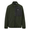 Dark Khaki - Front - Regatta Mens Frankie Borg Fleece Jacket