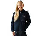 Navy - Lifestyle - Regatta Childrens-Kids Frankie Full Zip Fleece Jacket