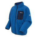 Snorkel Blue - Side - Regatta Childrens-Kids Frankie Full Zip Fleece Jacket