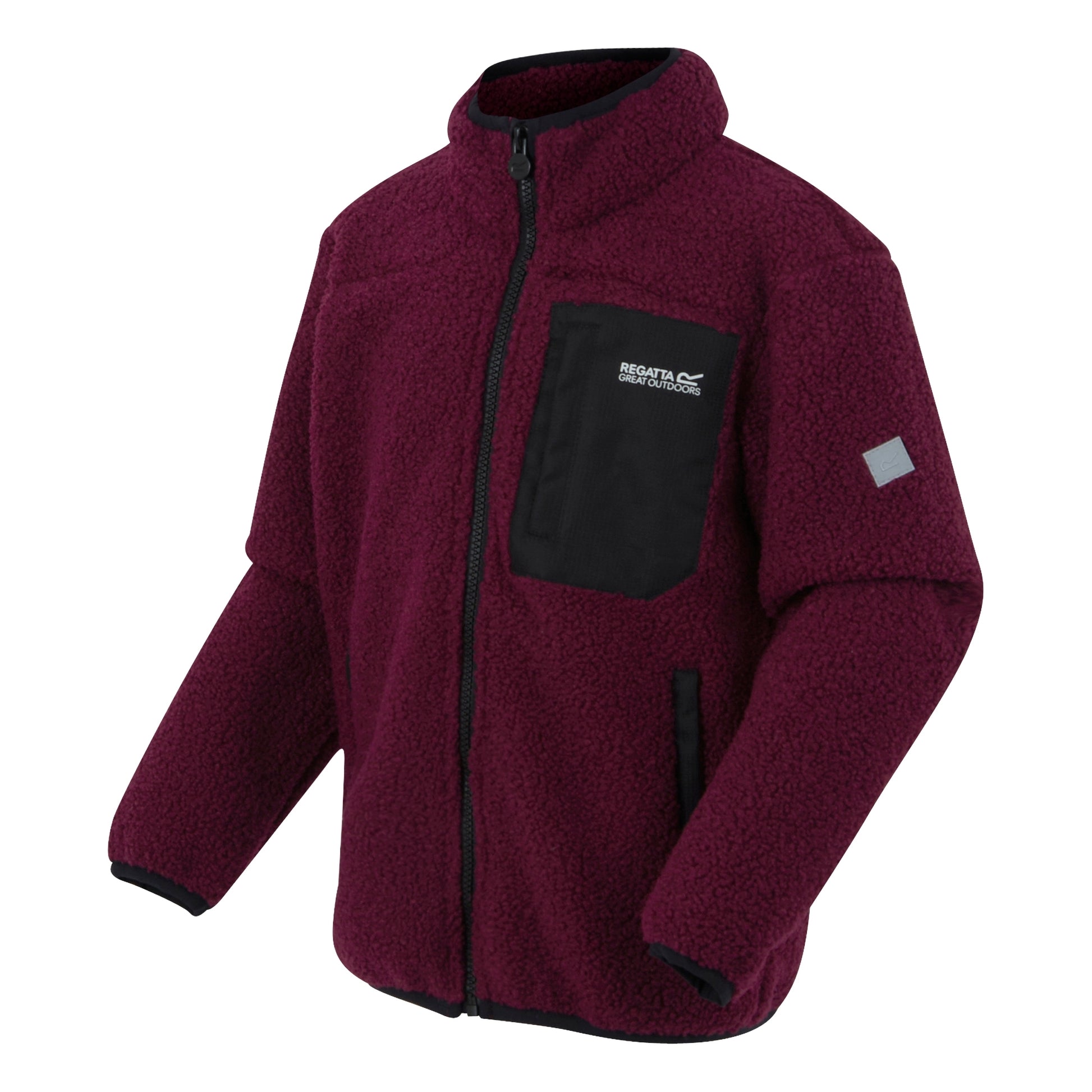 Dark Pimento - Side - Regatta Childrens-Kids Frankie Full Zip Fleece Jacket