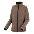 Mocha - Side - Regatta Womens-Ladies Emilde Full Zip Fleece Jacket