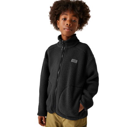 Black - Lifestyle - Dare 2B Childrens-Kids Zesty II Fleece Jacket