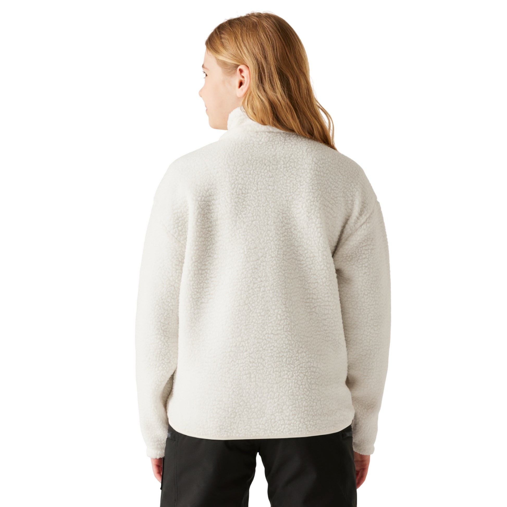 Egret - Pack Shot - Dare 2B Childrens-Kids Zesty II Fleece Jacket