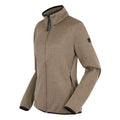 Mocha-Soft Taupe - Side - Regatta Womens-Ladies Elzie Full Zip Fleece Jacket