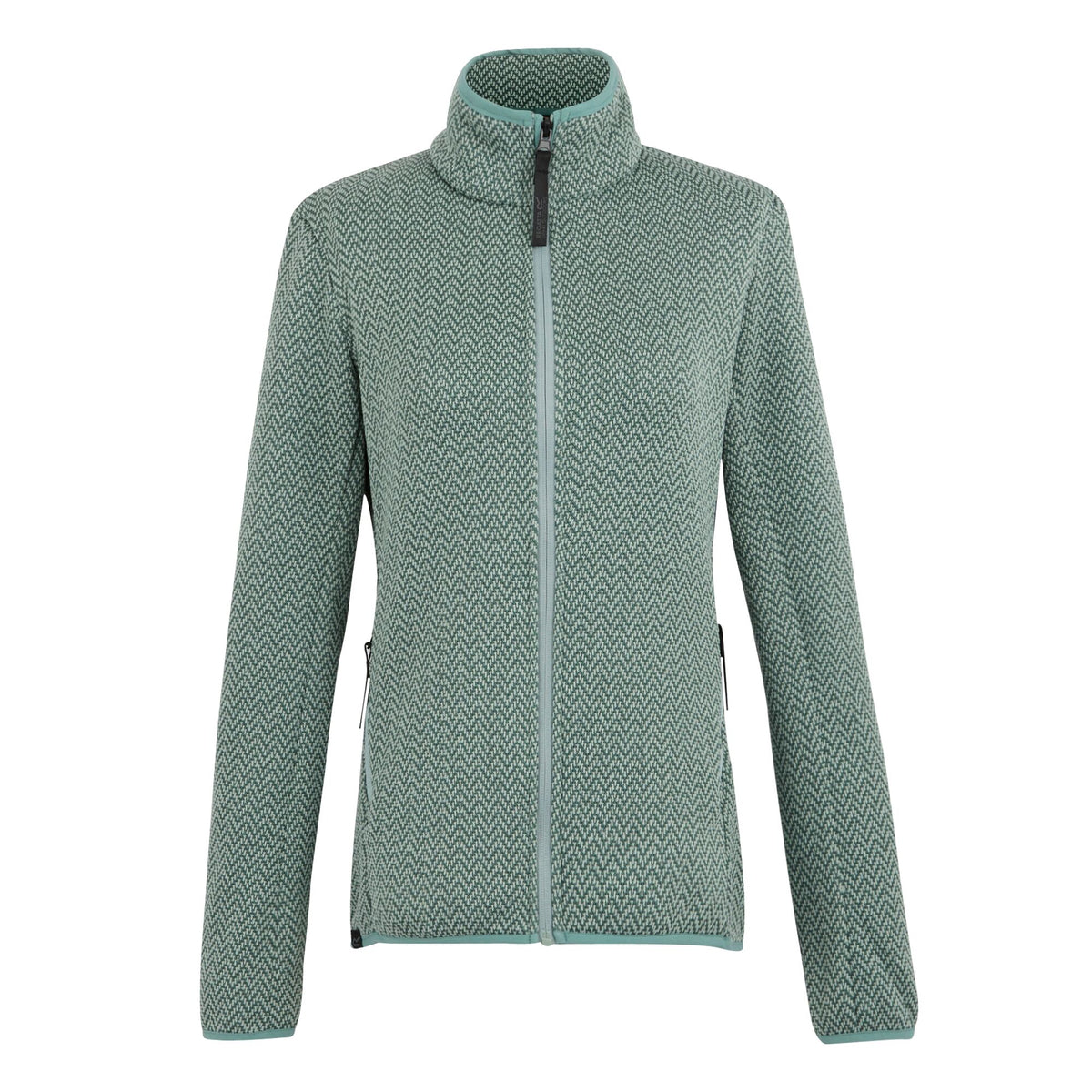 Green Haze-Spruce Green - Front - Regatta Womens-Ladies Elzie Full Zip Fleece Jacket