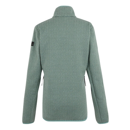 Green Haze-Spruce Green - Back - Regatta Womens-Ladies Elzie Full Zip Fleece Jacket
