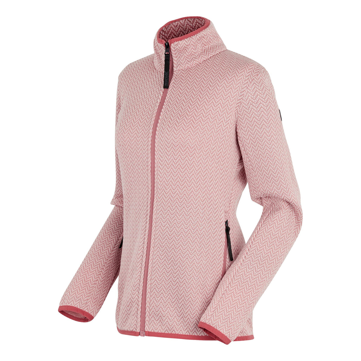 Lotus Pink-Bridal Rose - Side - Regatta Womens-Ladies Elzie Full Zip Fleece Jacket