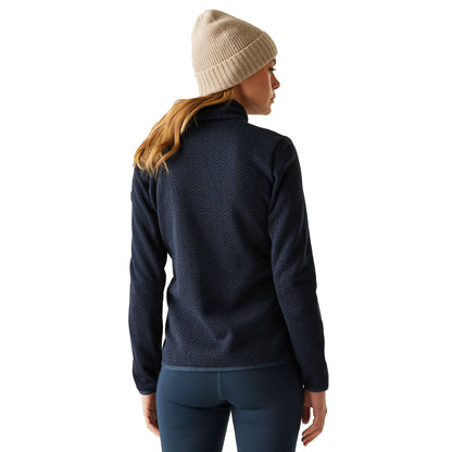 Navy-Sky Captain - Pack Shot - Regatta Womens-Ladies Elzie Full Zip Fleece Jacket
