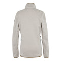 Stone White-Soft Taupe - Back - Regatta Womens-Ladies Elzie Full Zip Fleece Jacket