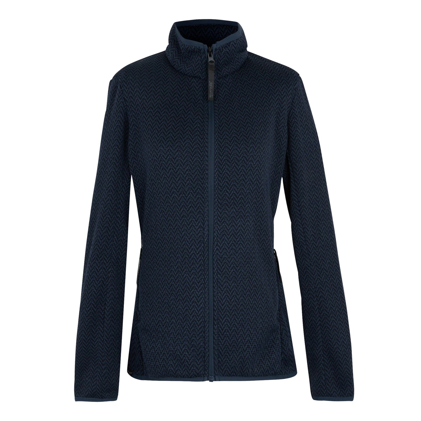 Navy-Sky Captain - Front - Regatta Womens-Ladies Elzie Full Zip Fleece Jacket