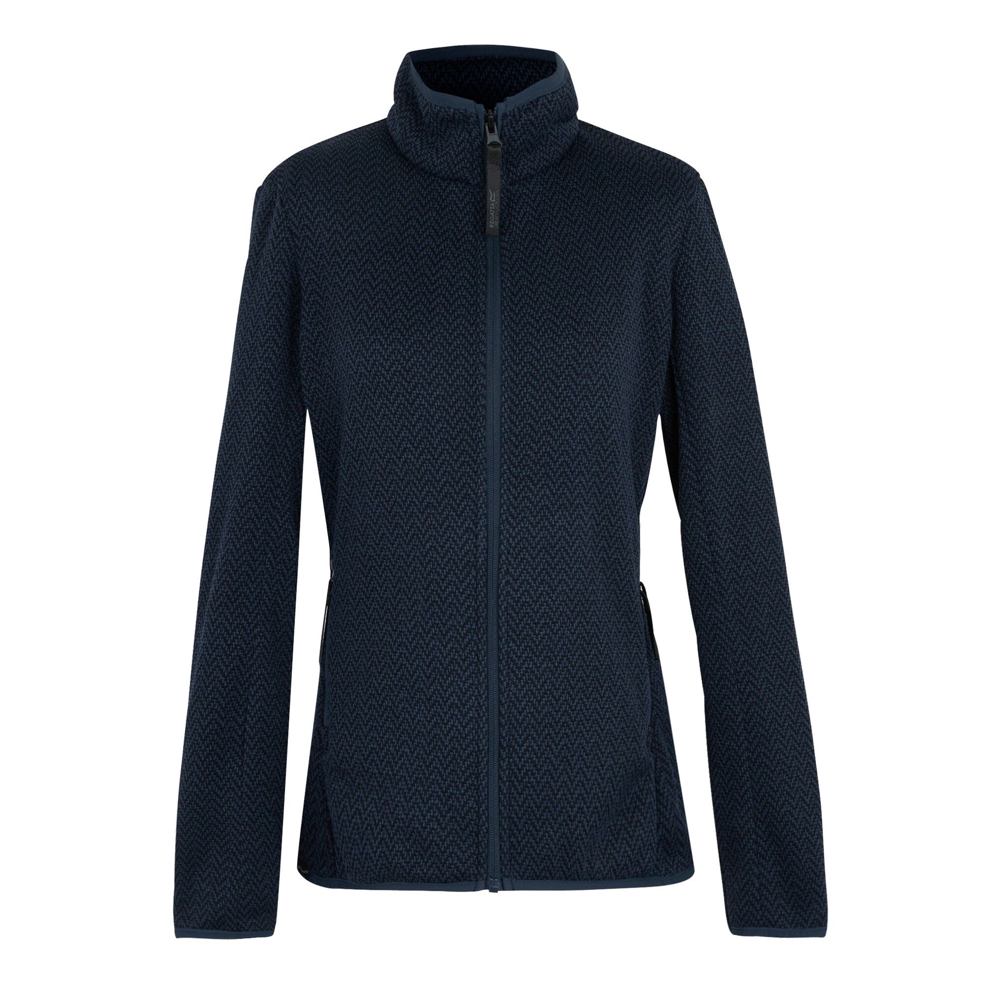 Navy-Sky Captain - Front - Regatta Womens-Ladies Elzie Full Zip Fleece Jacket