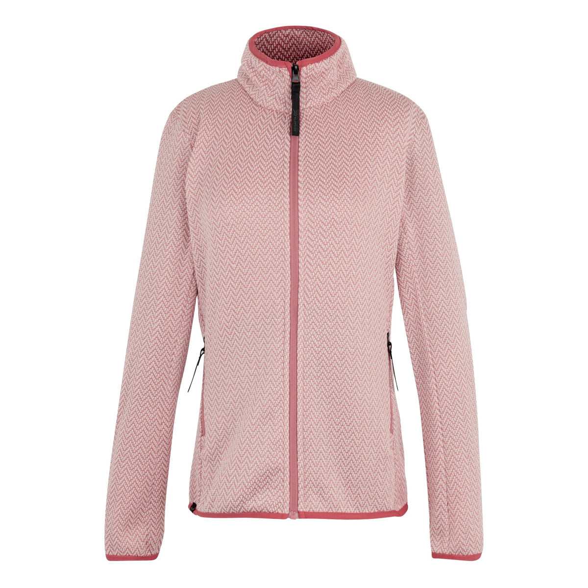 Lotus Pink-Bridal Rose - Front - Regatta Womens-Ladies Elzie Full Zip Fleece Jacket