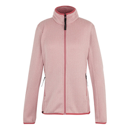 Lotus Pink-Bridal Rose - Front - Regatta Womens-Ladies Elzie Full Zip Fleece Jacket