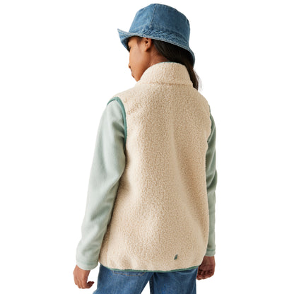 Perfectly Pale-Spruce Green - Pack Shot - Regatta Childrens-Kids Frankie Body Warmer