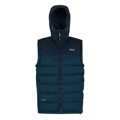 Moonlight Denim-Navy - Front - Regatta Mens Aldthorn Body Warmer