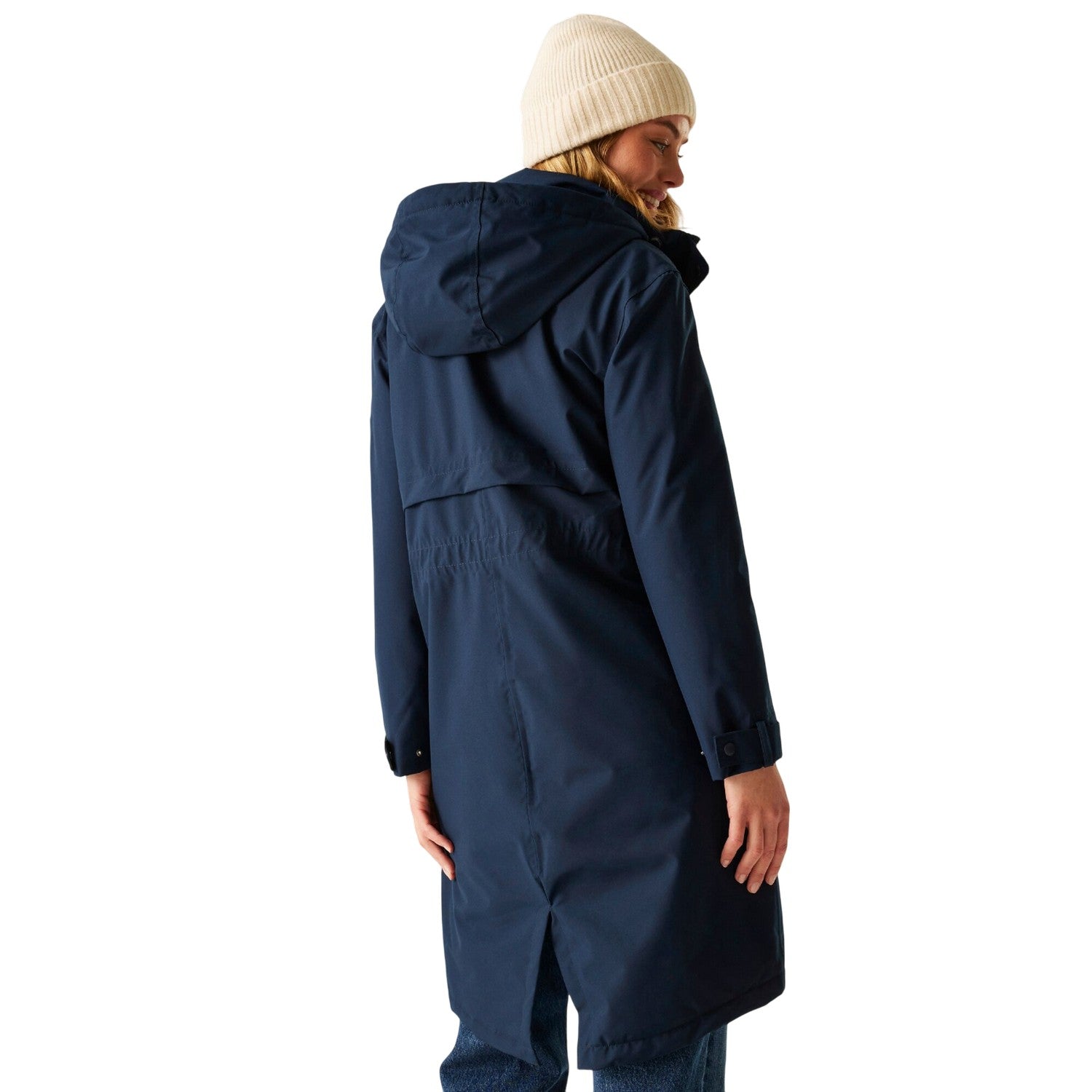 Navy - Pack Shot - Regatta Womens-Ladies Yannta Insulated Waterproof Jacket