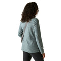 Moroccan Blue - Pack Shot - Regatta Womens-Ladies Sweetheart Quarter Zip Fleece Top