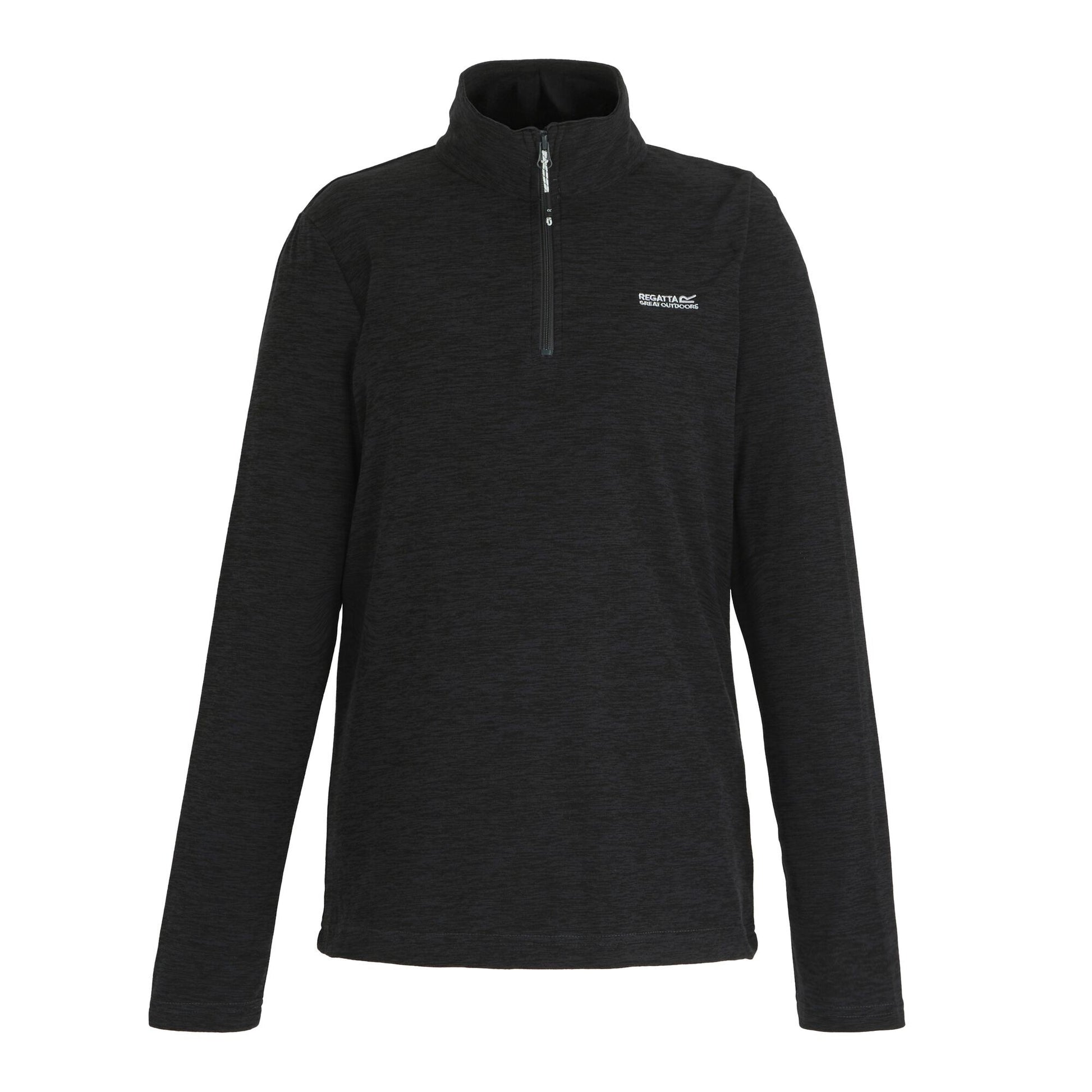 Seal Grey - Front - Regatta Womens-Ladies Sweetheart Quarter Zip Fleece Top
