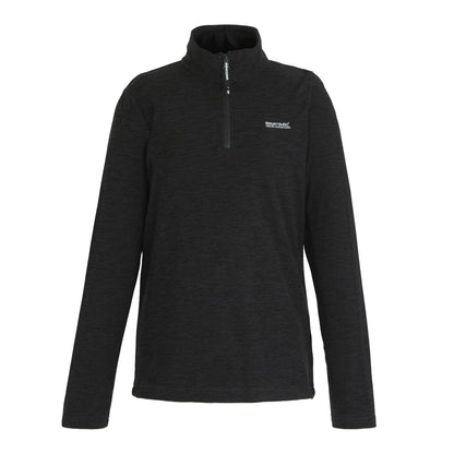 Seal Grey - Front - Regatta Womens-Ladies Sweetheart Quarter Zip Fleece Top