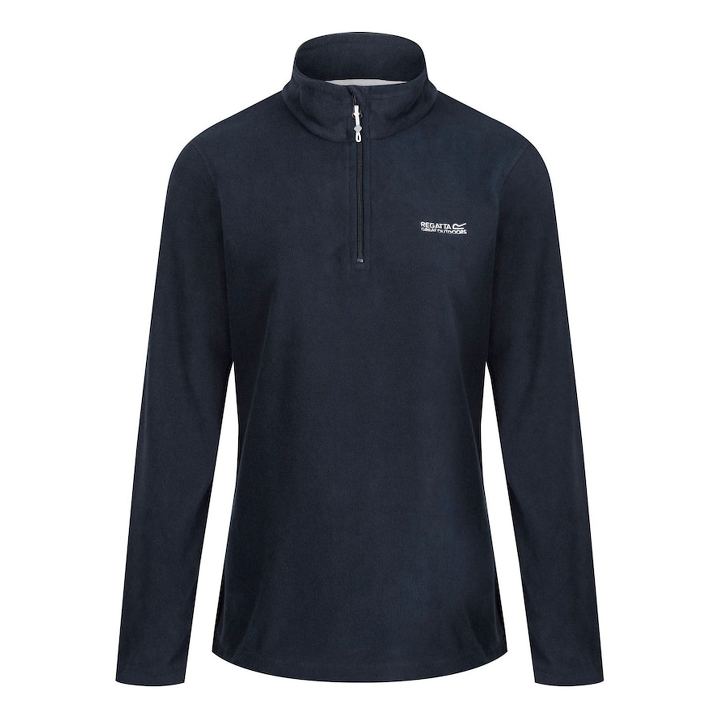 Navy - Front - Regatta Womens-Ladies Sweetheart Quarter Zip Fleece Top