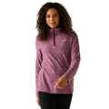 Dark Pimento - Lifestyle - Regatta Womens-Ladies Sweetheart Quarter Zip Fleece Top