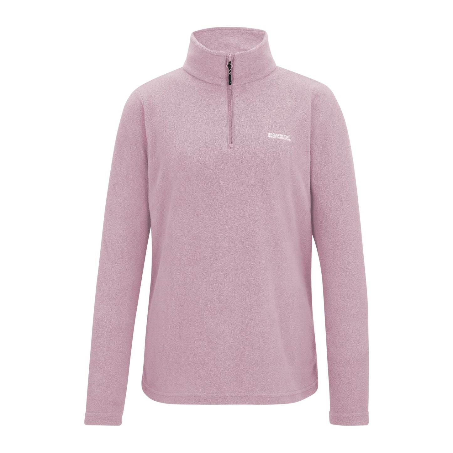 Powder Lilac - Front - Regatta Womens-Ladies Sweetheart Quarter Zip Fleece Top