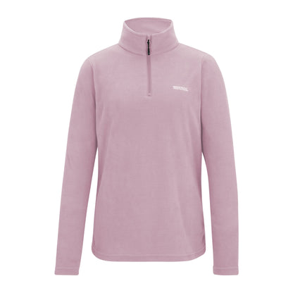 Powder Lilac - Front - Regatta Womens-Ladies Sweetheart Quarter Zip Fleece Top