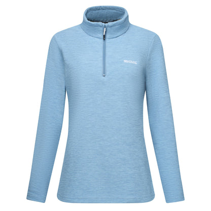 Dusky Blue - Front - Regatta Womens-Ladies Sweetheart Quarter Zip Fleece Top