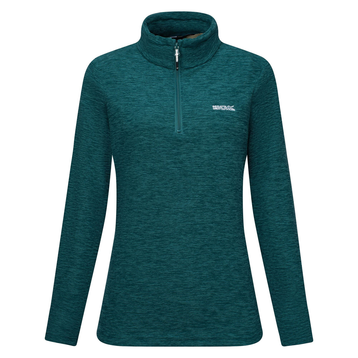Mediterranea - Front - Regatta Womens-Ladies Sweetheart Quarter Zip Fleece Top