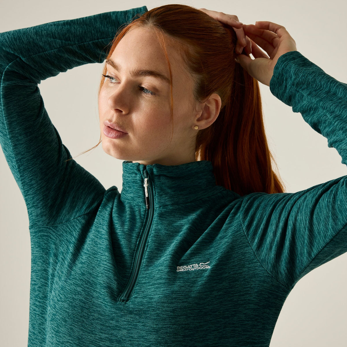 Mediterranea - Lifestyle - Regatta Womens-Ladies Sweetheart Quarter Zip Fleece Top