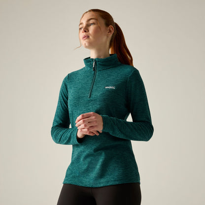 Mediterranea - Close up - Regatta Womens-Ladies Sweetheart Quarter Zip Fleece Top