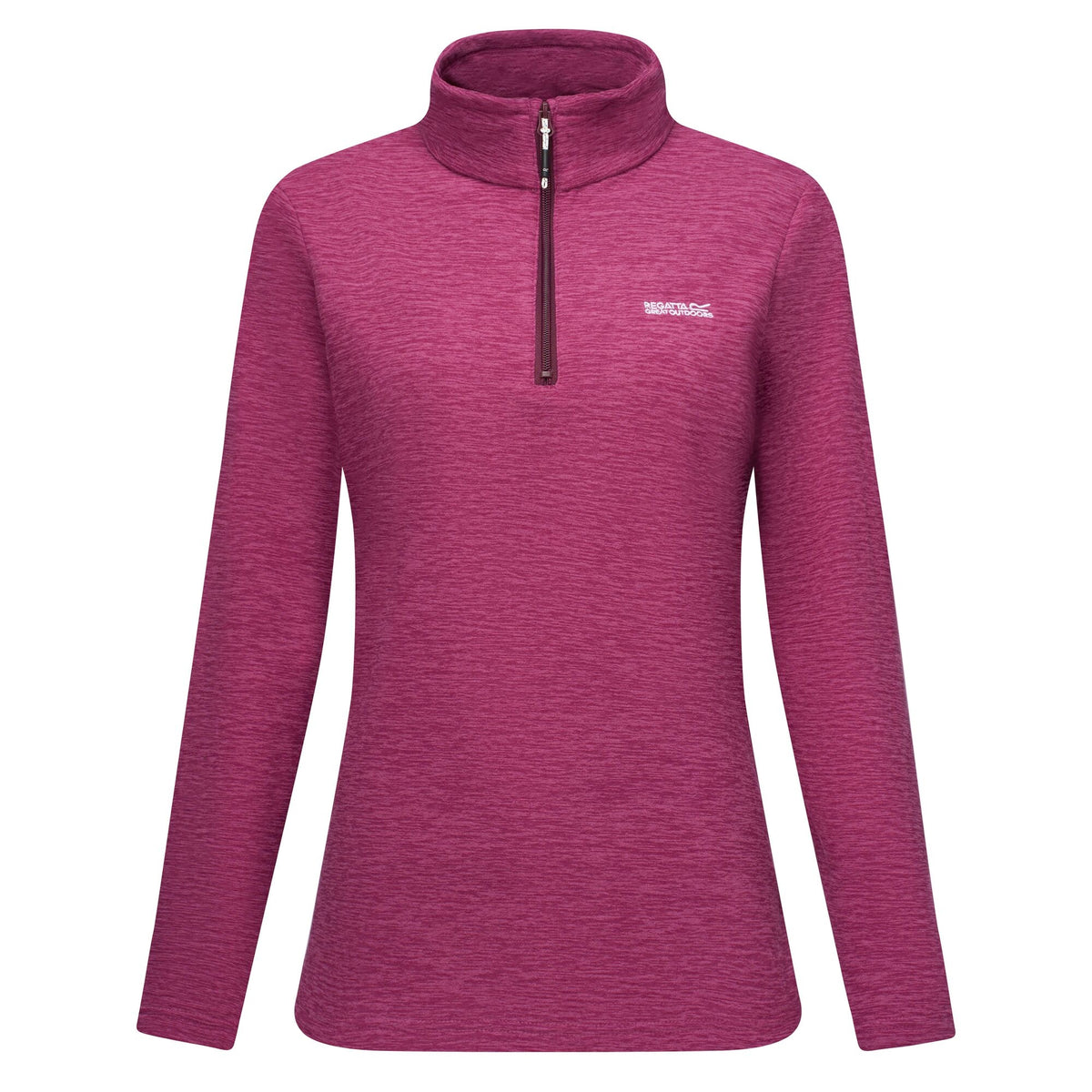 Violet - Front - Regatta Womens-Ladies Sweetheart Quarter Zip Fleece Top