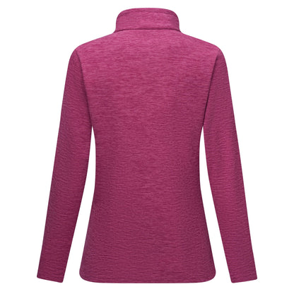 Violet - Back - Regatta Womens-Ladies Sweetheart Quarter Zip Fleece Top