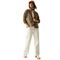 Mocha - Close up - Regatta Womens-Ladies Frankie Full Zip Fleece Jacket