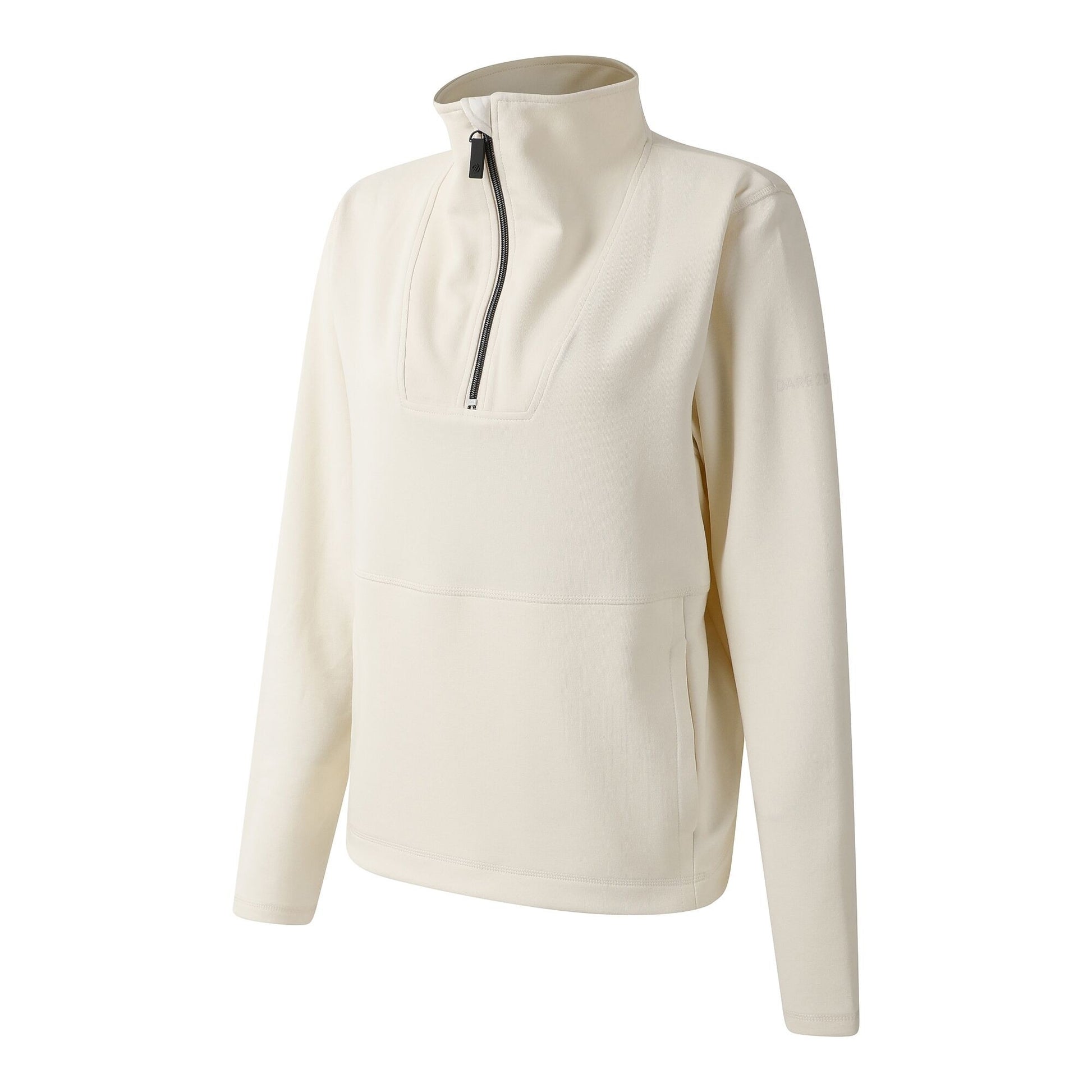Egret - Side - Dare 2B Womens-Ladies Wander Quarter Zip Sweatshirt