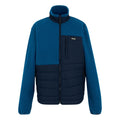 Navy-Snorkel Blue - Front - Regatta Mens Frankie Borg Full Zip Hybrid Jacket