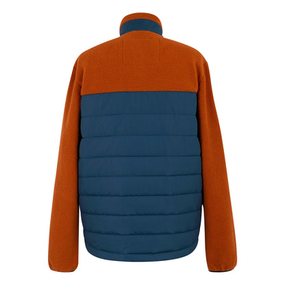 Potters Clay-Moonlight Denim - Back - Regatta Mens Frankie Borg Full Zip Hybrid Jacket