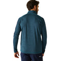 Moonlight Denim-Navy - Pack Shot - Regatta Mens Hepley Half Zip Fleece Jacket
