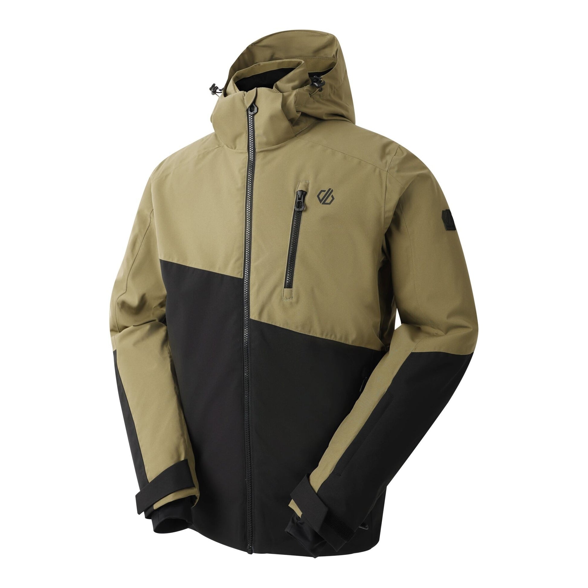 Olive Green - Side - Dare 2B Mens Halfpipe III Ski Jacket