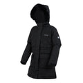 Black - Side - Regatta Childrens-Kids Fabrizia II Quilted Jacket