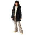 Black - Close up - Regatta Childrens-Kids Fabrizia II Quilted Jacket