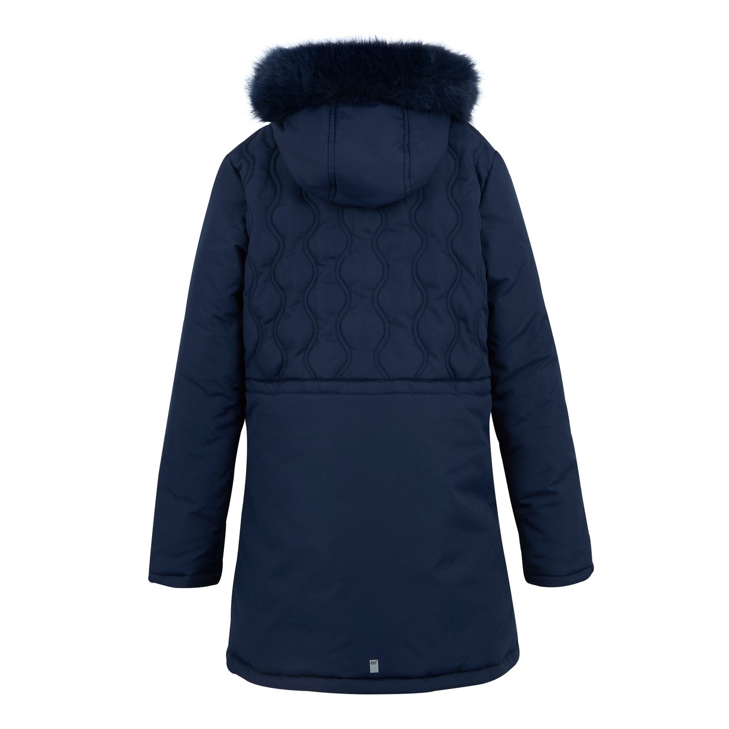 Navy - Back - Regatta Childrens-Kids Fabrizia II Quilted Jacket