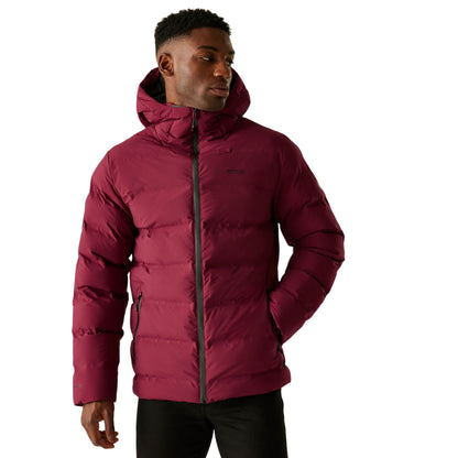 Dark Maroon - Front - Regatta Mens Altoro Thermal Waterproof Jacket