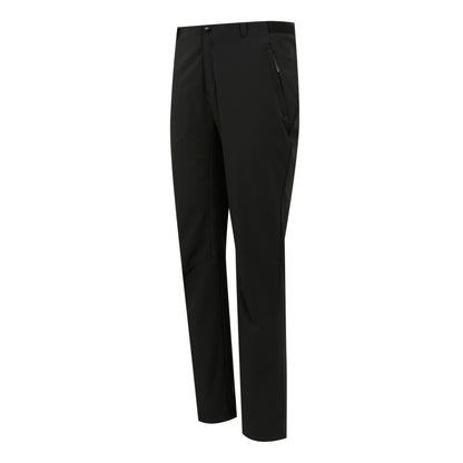 Black - Side - Regatta Mens Bayfell Walking Trousers