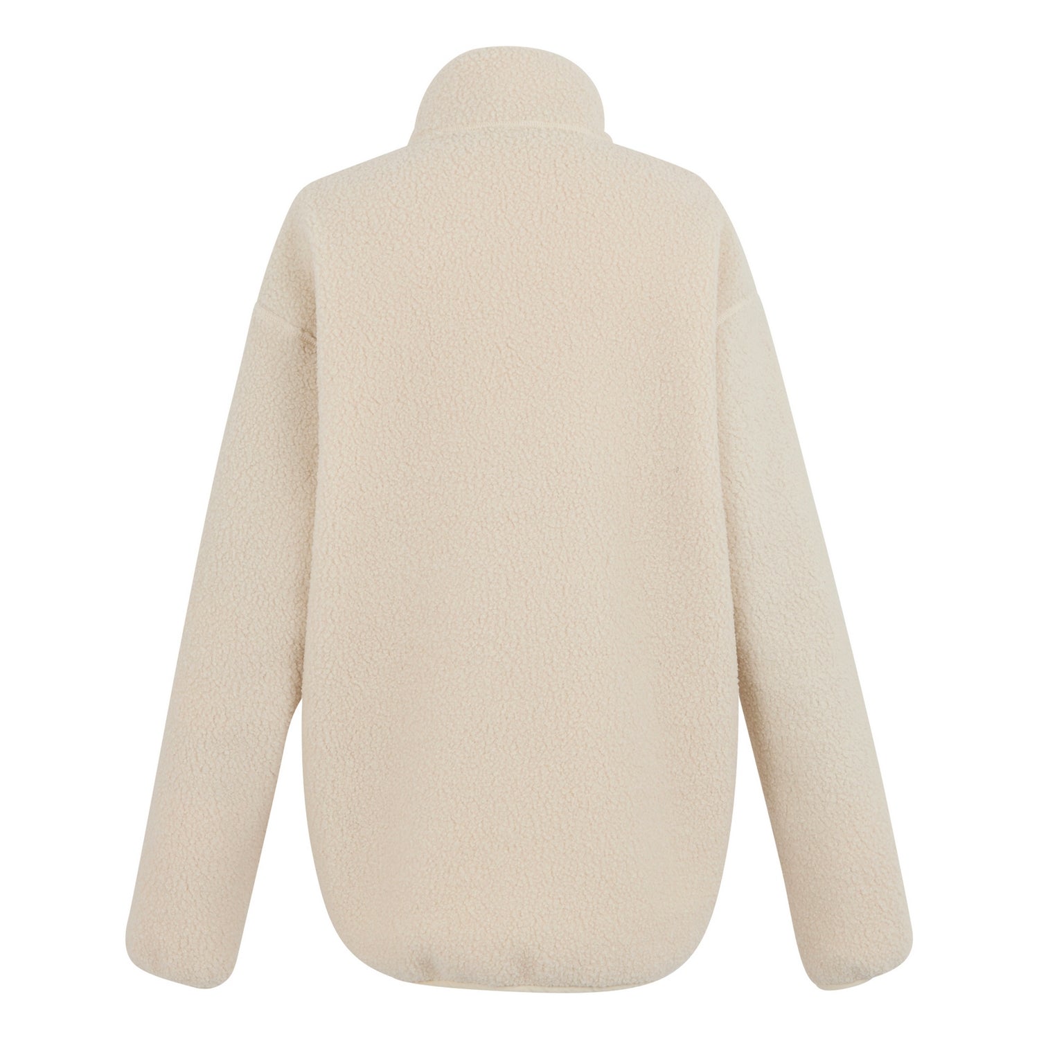 Light Vanilla - Back - Regatta Womens-Ladies Frankie Abstract Borg Half Zip Fleece Jacket
