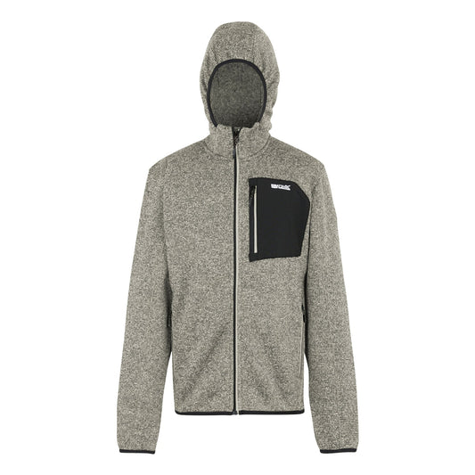 Abbeystone - Front - Regatta Mens Newhill Marl Full Zip Fleece Jacket